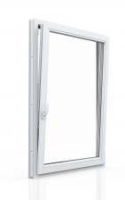 Пластиковое окно ПВХ REHAU BLITZ 1100х700 мм,одностворчатое поворотно-откидное правое, однокамерный стеклопакет , белое – фото 4