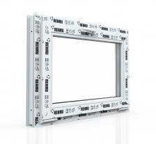 Пластиковое окно ПВХ REHAU BLITZ 670x870 мм фрамуга, двухкамерный стеклопакет, белое – фото 4