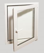 Окно ПВХ 700*700 поворотно-откидное с энергосберегающим стеклом