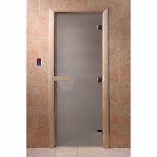 Дверь для бани стеклянная «Сатин», размер коробки 180 x 70 см, 8 мм