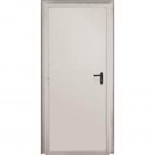 Дверь техническая Промет ДТ-1 серый (7035) глухая правая 950х2050 мм – фото 1
