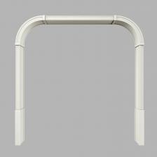 Сводорасширитель для арки Cosca Набор для увеличения ширины арок, ламинированный МДФ Мелинга белая, МДФ – фото 3