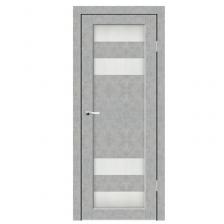 Дверное полотно Синержи Вега, Бетон серый, ПДО 800х2000 мм
