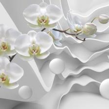Фотообои «3Д фон с орхидеями»