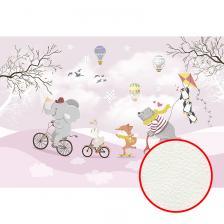 Фреска детская Ortograf Для самых маленьких 33682 Фактура флок FLK Флизелин (4*2,7) Розовый/Разноцветный, Животные Фреска детская Ortograf Для самых маленьких 33682 Фактура флок FLK Флизелин (4*2,7) Розовый/Разноцветный, Животные
