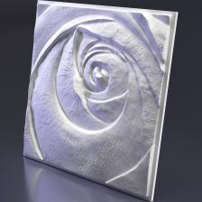 Гипсовая 3д панель Artpole Platinum Rose Пятый элемент GM-0044-5 глянцевая 600x600 мм