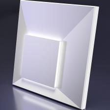 Гипсовая 3д панель Artpole Platinum Malevich Led SM-0075-1 патина/софттач нейтральный свет 600x600 мм