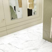Керамогранит Alma Ceramica Laurent 60x60x0.9 см 1.8 м? матовый цвет бело-серый