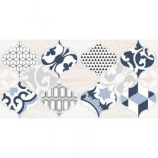 Настенная плитка LB Ceramics (Lasselsberger Ceramics) Декор 1 Мореска 20х40 Синяя 1641-8629