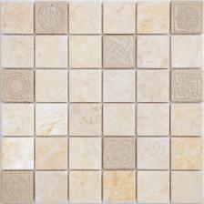 Мозаика LeeDo - Art Stone Art Botticino матовая 30х30х0,8 см (чип 48х48х8 мм) (Art Botticino MAT 48x48x8) Мозаика LeeDo - Art Stone Art Botticino матовая 30х30х0,8 см (чип 48х48х8 мм) (Art Botticino MAT 48x48x8)