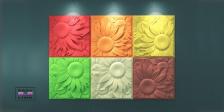 Гипсовые 3D панели Artpole (600x600) Sunflower (500X500ММ) – фото 1