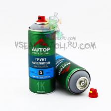 AP003 Грунт "Autop" 1К Грунт наполнитель для пластика №3 Plastic Primer Filler, Серый, аэрозольный, 520 мл "Автоп" AP003 Грунт "Autop" 1К Грунт наполнитель для пластика №3 Plastic Primer Filler, Серый, аэрозольный, 520 мл "Автоп"