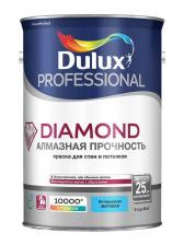 Краска DULUX Diamond Matt, Водно-дисперсионная, Матовое покрытие, 5 л, белый Краска DULUX Diamond Matt, Водно-дисперсионная, Матовое покрытие, 5 л, белый