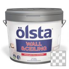 Краска интерьерная Olsta Wall and Ceiling Прозрачная 9 л