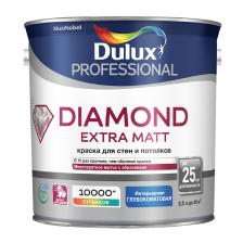 Краска водно-дисперсионная Dulux Diamond Extra Matt моющаяся бесцветная основа BC 2,5 л