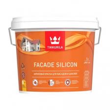 Краска для фасадов и цоколей Tikkurila Facade Silicon / Тиккурила Фасад Силикон глубокоматовая Краска для фасадов и цоколей Tikkurila Facade Silicon / Тиккурила Фасад Силикон глубокоматовая