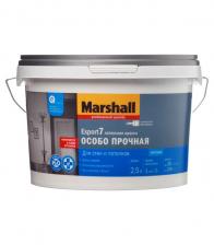 Краска латексная Marshall Export 7 моющаяся прозрачная основа ВС 2,5 л