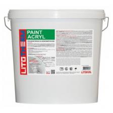 Краска Litokol Litotherm Paint Acryl акриловая, фасадная, база А, белый, 20 кг