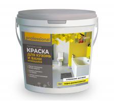 Краска PROFESSIONAL для кухонь и ванн моющаяся акриловая матовая,супербелая, водно-дисперсионная W210 Быстросохнущая, Гладкая, Акриловая, Водная, Матовое покрытие, 0.97 л, 1.5 кг Краска PROFESSIONAL для кухонь и ванн моющаяся акриловая матовая,супербелая, водно-дисперсионная W210 Быстросохнущая, Гладкая, Акриловая, Водная, Матовое покрытие, 0.97 л, 1.5 кг