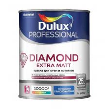 Краска для стен и потолков Dulux Professional Diamond Extra Matt глубокоматовая база BC 0,9 л
