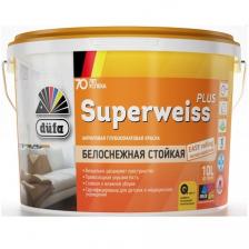 Краска акриловая интерьерная Dufa Retail Superweiss Plus / Дюфа Ритейл Супервайс Плюс
