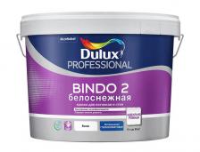Краска DULUX Professional Bindo 2, Водно-дисперсионная, Глубокоматовое покрытие, 9 л, белый Краска DULUX Professional Bindo 2, Водно-дисперсионная, Глубокоматовое покрытие, 9 л, белый