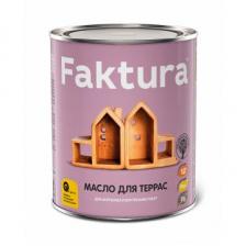 Масло для террас Faktura с натуральным воском и тунговым маслом 2,7 л