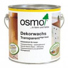 Масло цветное Osmo Dekorwachs Transparent 3164 Дуб 0,75 л