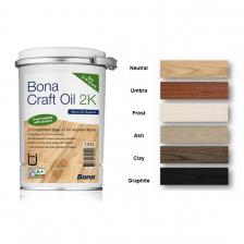 Масло Bona (Бона) Craft Oil (Крафт Ойл) 2K Frost (Белый/Морозный) 1,25л
