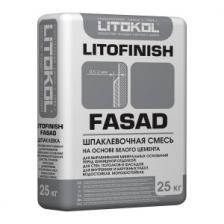 Шпаклёвка Litokol Litofinish Fasad цементная, цвет белый, 25 кг