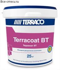Террако Terracoat BT декоративная штукатурка, 25 кг (акрил, белый)
