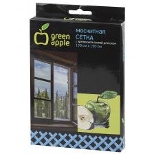 GBN001 GBN001 GREEN APPLE Москитная сетка для окон 130*150см (сетка + крепежная лента), цена за 1 шт