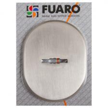Декоративная накладка Fuaro (Фуаро) ESC 476 СP ХРОМ на сувальдный замок с шторкой – фото 2