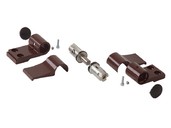 Петля DOMINA HP NEW 2-х секционная, коричневая, межосевое 92 мм, без крепления Петля DOMINA HP NEW 2-х секционная, коричневая, межосевое 92 мм, без крепления
