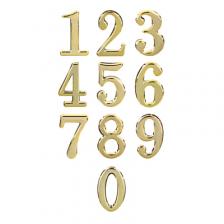 Цифра на дверь 1 55Х34 мм / Дверной номер / Номер квартиры на дверь / Номер дверной – фото 2
