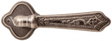 Дверная ручка Амуаж Цвет фурнитуры:AI серебро античное
