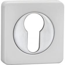 Накладка на цилиндр Ренц суп.бел./хр.бл.КВ INET 02 SW/CP