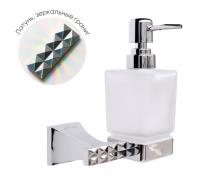 Дозатор винтовой для жидкого мыла Bronze de Luxe GRANI 4013, хром