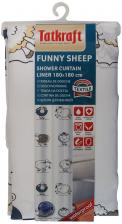 Штора для ванной комнаты Tatkraft Funny Sheep textil 180*180см