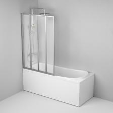 Шторка на ванну (ограждение) AM.PM Like W80BS-100-140CT 100х140 поворотно-складная, стекло прозрачное,профиль хром – фото 1