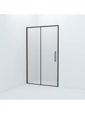 Душевая дверь, черный ал. проф., 120х195, Slide, IDDIS, SLI6BS2i69 – фото 1