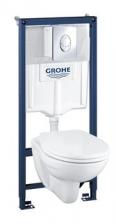Инсталляция Grohe Lixil Solido (39192000) в комплекте с унитазом и крышкой микролифт (4 в 1) Инсталляция Grohe Lixil Solido (39192000) в комплекте с унитазом и крышкой микролифт (4 в 1)