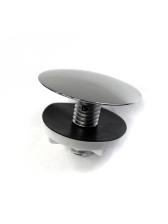 Заглушка для раковины вместо отверстия под смеситель, диаметр шляпки 49 мм цвет хром