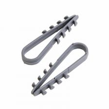 Дюбель-хомут 5-10мм, круглый, серый (100 шт/уп) PROconnect, цена за 1 упак