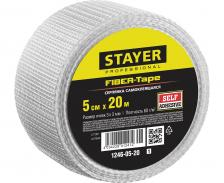 Серпянка самоклеящаяся STAYER Professional FIBER-Tape, 5 см х 20м 1246-05-20