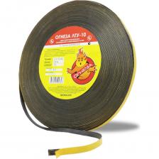 Лента термоуплотнительная Термоуплотнительная лента ОГНЕЗА ЛТУ 2х10 мм, рулон 25 пог. м 105099