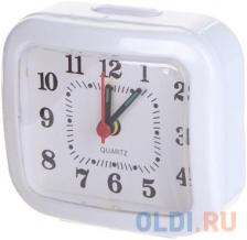 Perfeo Quartz часы-будильник "PF-TC-004", прямоугольные 8*7,5 см, белые