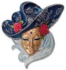 Венецианская маска Розы Veronese Размер: 26*25,5*6,5 см E60174