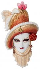 Венецианская маска Леди в шляпе Veronese Размер: 33*18,5*5 см E60189