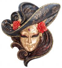 Венецианская маска Розы Veronese Размер: 26*25,5*6,5 см E60172